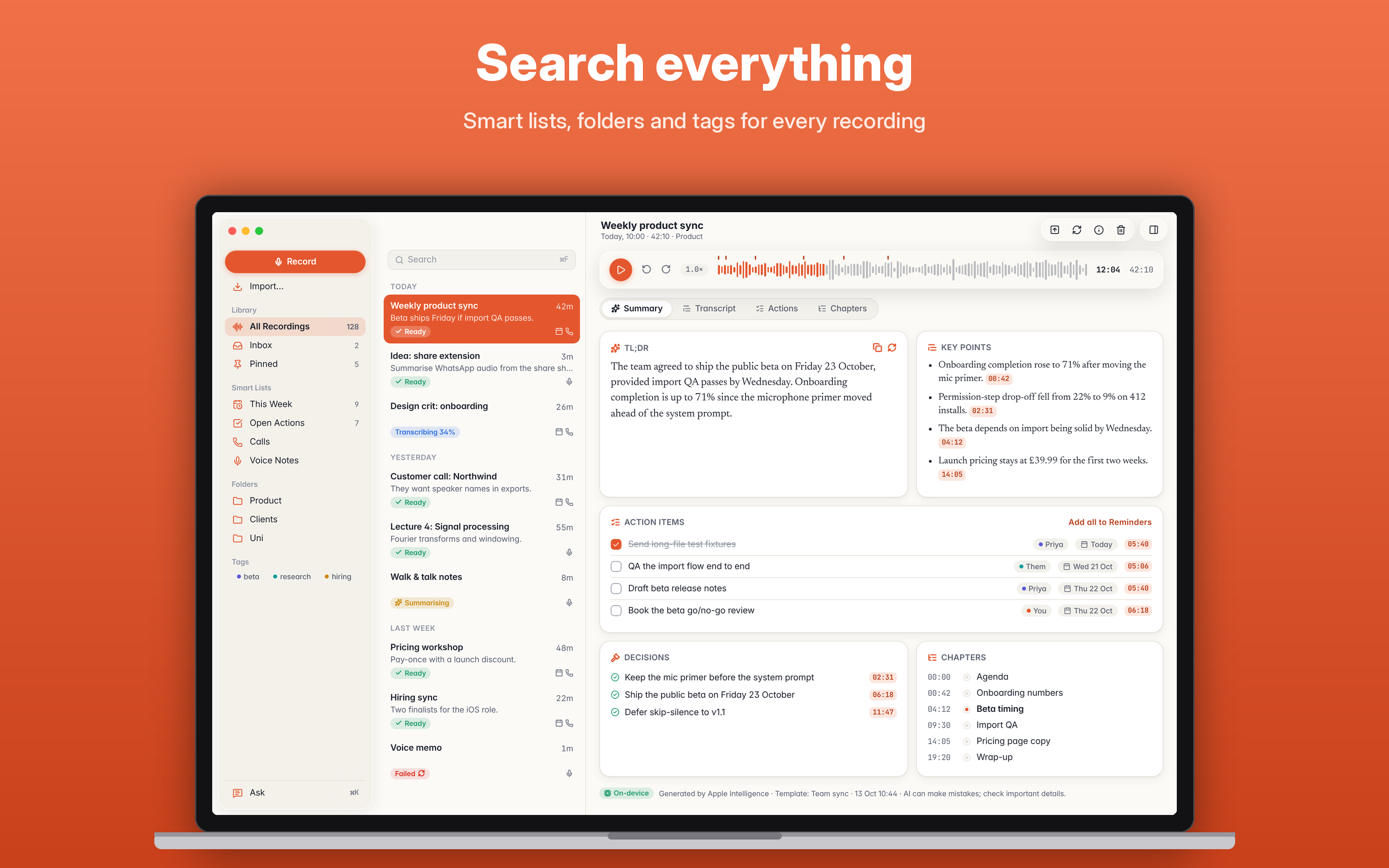 Search on Mac.