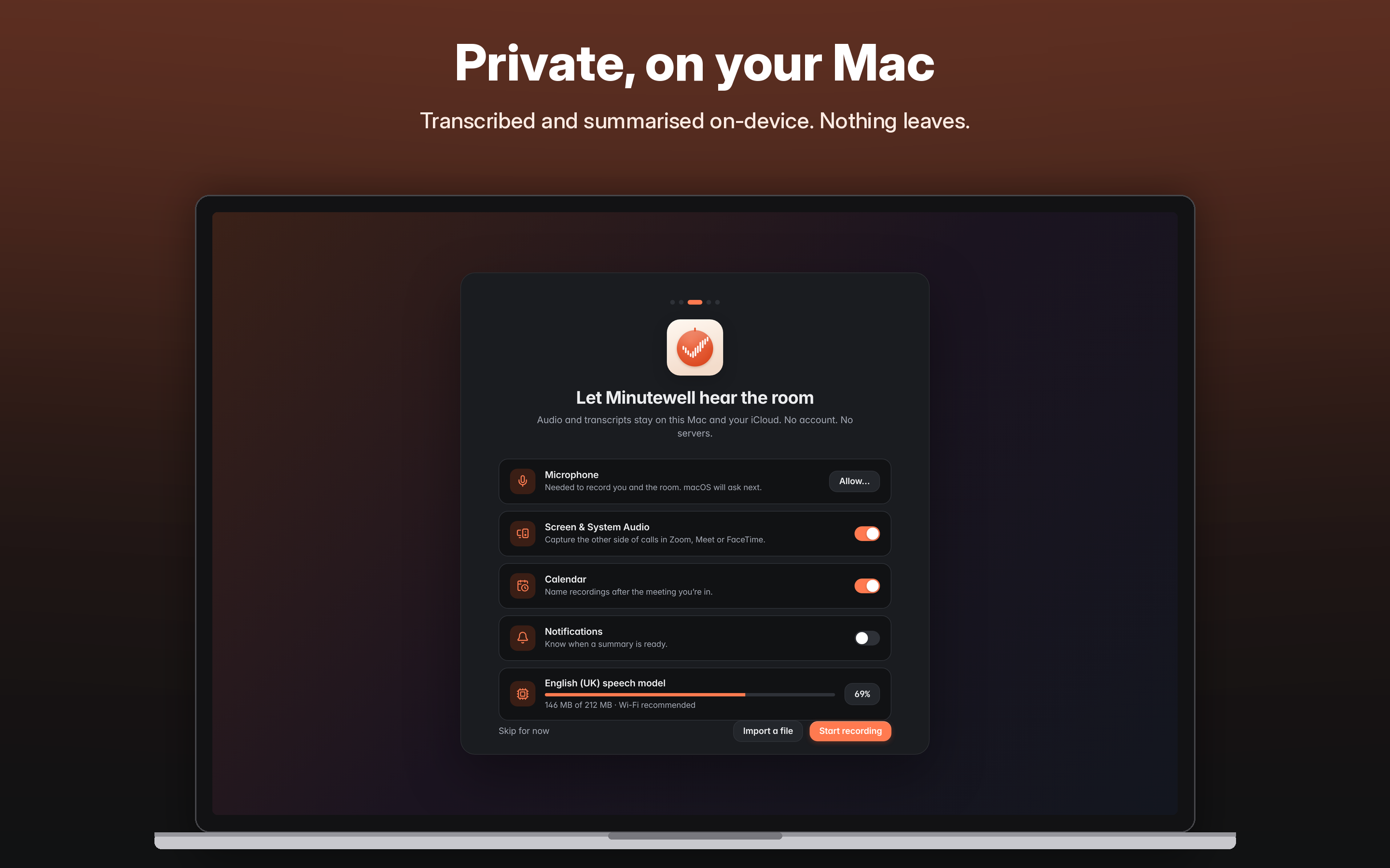 Privacy on Mac.